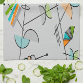 Linge De Cuisine L'ère atomique a inspiré le set de table #90 (Plié)