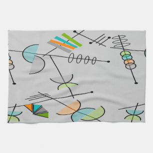 Linge De Cuisine L'ère atomique a inspiré le set de table #90