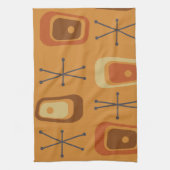 Linge De Cuisine L'ère rétro atomique de l'espace Orange (Vertical)