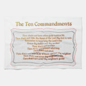Linge De Cuisine Les 10 commandements (Horizontal)