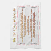 Linge De Cuisine Les 10 commandements (Vertical)