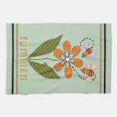 Linge De Cuisine les abeilles aiment l'été et moi aussi (Horizontal)