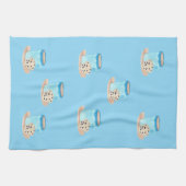 Linge De Cuisine Les Amis du Temps du Café Édition Bleue (Horizontal)