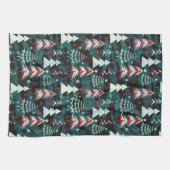 Linge De Cuisine Les arbres de Noël. (Horizontal)