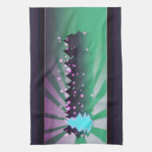 Linge De Cuisine Les arbres de Noël dans les tons verts (Vertical)