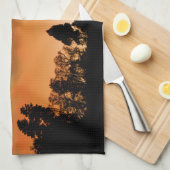 Linge De Cuisine Les arbres du soleil (Quart Plié)