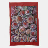 Linge De Cuisine Les balles de Noël rouges (Vertical)