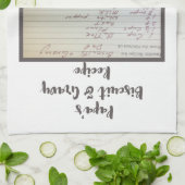 Linge De Cuisine Les biscuits célèbres du papa et la recette (Plié)