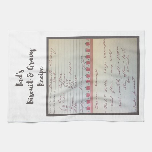 Linge De Cuisine Les biscuits célèbres du papa et la recette (Horizontal)