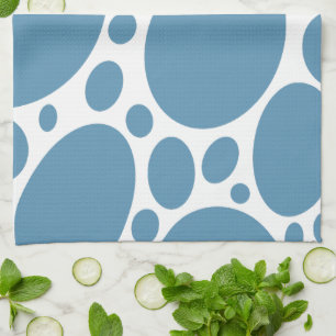 Linge De Cuisine Les bulles de Denim Bule
