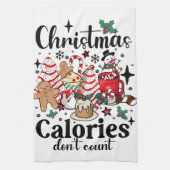 Linge De Cuisine Les calories de Noël ne comptent pas (Vertical)