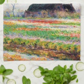 Linge De Cuisine Les champs de tulipes au Pays-Bas, Monet (Plié)