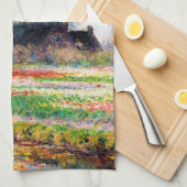Linge De Cuisine Les champs de tulipes au Pays-Bas, Monet (Quart Plié)