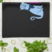 Linge De Cuisine Les chats adorent le design (Plié)