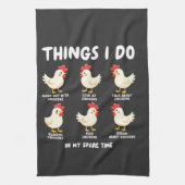 Linge De Cuisine Les choses que je fais dans mon temps libre L'élev (Vertical)