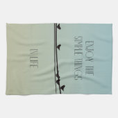 Linge De Cuisine Les choses simples Oiseaux (Horizontal)