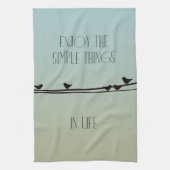 Linge De Cuisine Les choses simples Oiseaux (Vertical)