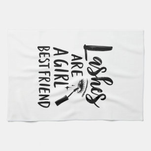 Linge De Cuisine Les cils sont le meilleur ami d'une fille