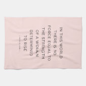 Linge De Cuisine Les citations d'une femme déterminée qui inspire s (Horizontal)