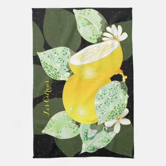 Linge De Cuisine Les Citrons (Vertical)