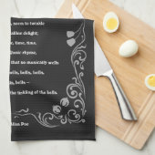 Linge De Cuisine Les cloches d'Edgar Allan Poe (Quart Plié)