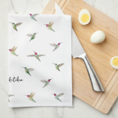 Linge De Cuisine Les colibris d'Anna (Quart Plié)