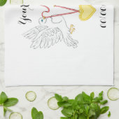 Linge De Cuisine Les colombes de l'amour (Plié)