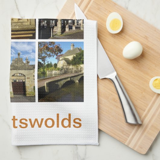 Linge De Cuisine Les Cotswolds (Quart Plié)