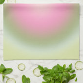 Linge De Cuisine Les Couleurs 07 Aura Rose Et Vert Gradient (Plié)