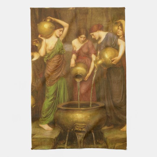 Linge De Cuisine Les Danaïdes par John William Waterhouse (Vertical)