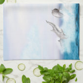 Linge De Cuisine Les dauphins qui sautent (Plié)