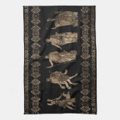 Linge De Cuisine Les divinités grecques et l'ornement de Meander (Vertical)