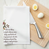 Linge De Cuisine Les élus de Dieu (Quart Plié)