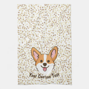 Linge De Cuisine Les étoiles de Pembroke Welsh Corgi Puppy Dog