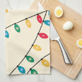 Linge De Cuisine Les Feux de Noël (Quart Plié)