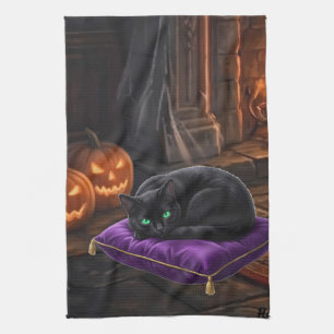 Linge De Cuisine Les filles vampires' chatte noire nommée Minuit