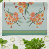 Linge De Cuisine Les fleurs de gommiers australiens (Plié)