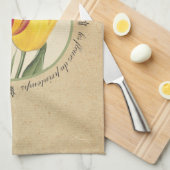 Linge De Cuisine Les Fleurs du Printemps Tulips (Quart Plié)