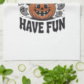 Linge De Cuisine Les goules veulent juste s'amuser Halloween Citrou (Plié)