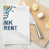 Linge De Cuisine Les Grands Esprits Pensent Différemment (Quart Plié)