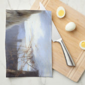Linge De Cuisine Les Grands Pyrénées Laissent Neige Noël (Quart Plié)