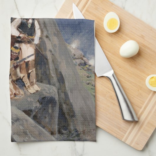 Linge De Cuisine Les guerriers d'Apache : une embuscade sur la cava (Quart Plié)