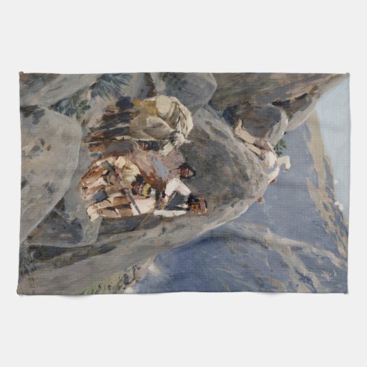 Linge De Cuisine Les guerriers d'Apache : une embuscade sur la cava (Horizontal)