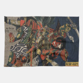 Linge De Cuisine Les guerriers samouraïs Tadanori et Noritsune (Horizontal)