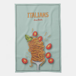 Linge De Cuisine Les Italiens aiment les pâtes