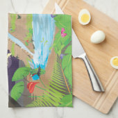 Linge De Cuisine Les jardins suspendus de Babylone (Quart Plié)