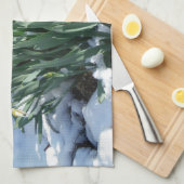 Linge De Cuisine Les jonquilles jaunes dans la neige (Quart Plié)