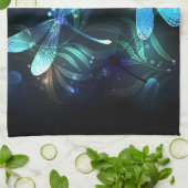 Linge De Cuisine Les libellules du lac (Plié)