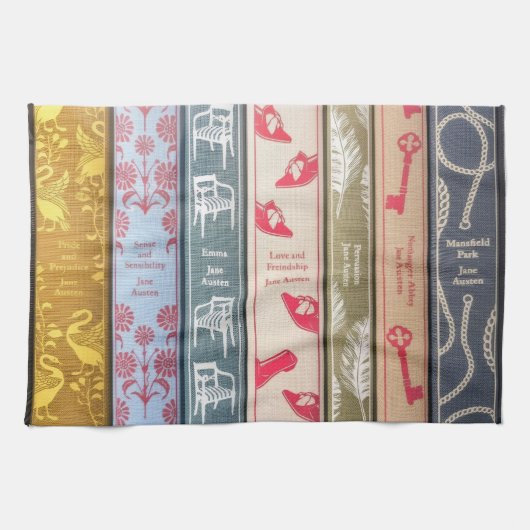 Linge De Cuisine Les livres de Jane Austen (Horizontal)