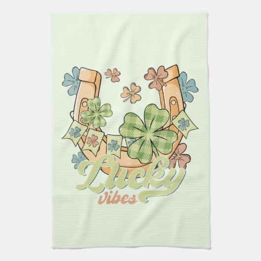 Linge De Cuisine Les Lucky Vibes de St. Patrick (Vertical)